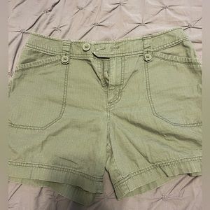 Green shorts